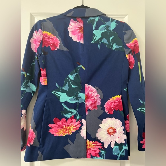 Banana Republic Blue Floral Blazer (00P) - Picture 3 of 7
